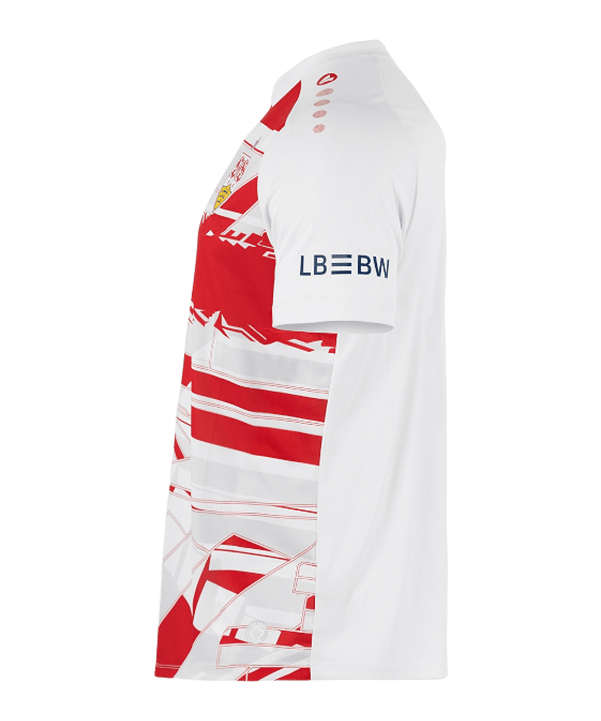 JAKO VfB Stuttgart Warm-Up T-Shirt Kids Weiß F656 - weiss