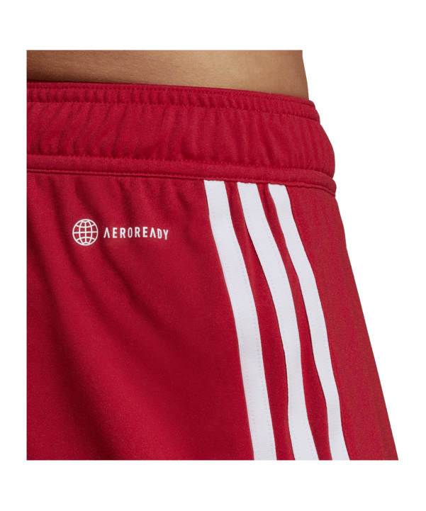 adidas Tiro 23 Short Rot Weiss - rot