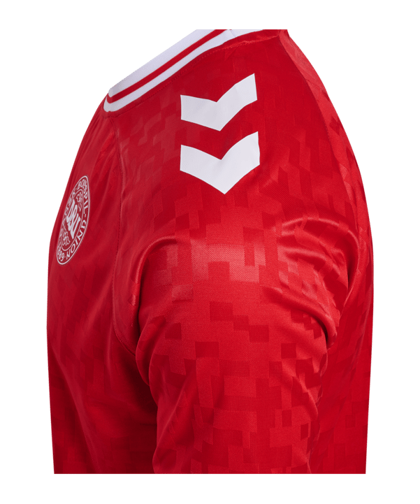 Hummel Dänemark Trikot Home 2024 Rot F3365 - rot