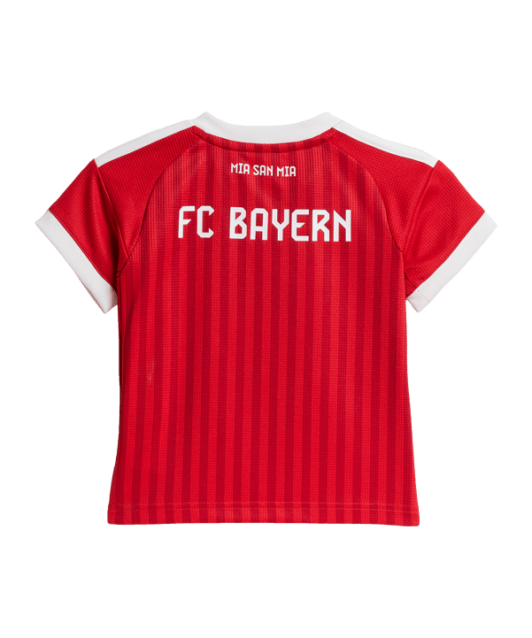 adidas FC Bayern München Trikot Set Home 2026/2027 Kids Rot - rot
