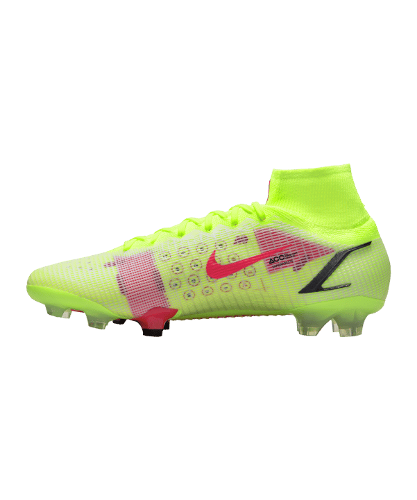 Nike Mercurial Superfly VIII Motivation Elite FG Gelb Rot F760 - gelb