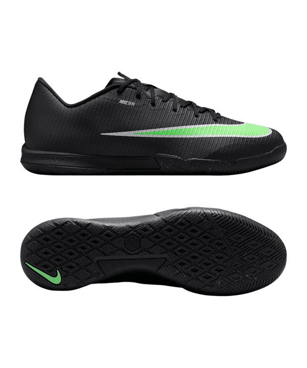 Nike Air Zoom Mercurial Vapor XVII Academy Low IN Shadow Zwart K001 - zwart
