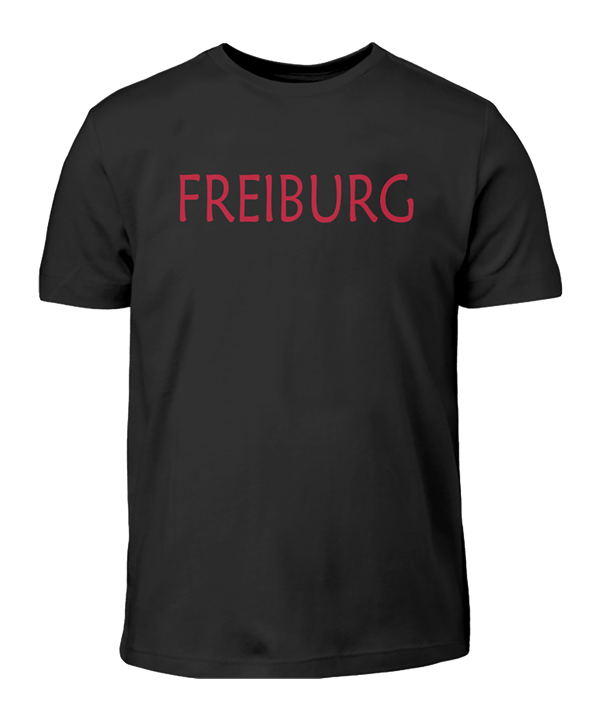 Kids T-Shirt "Freiburg" Schwarz - schwarz
