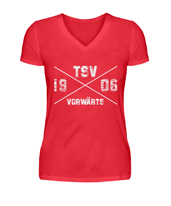 TSV Schopfloch V Neck Vorwärts X Damen Rot - rot