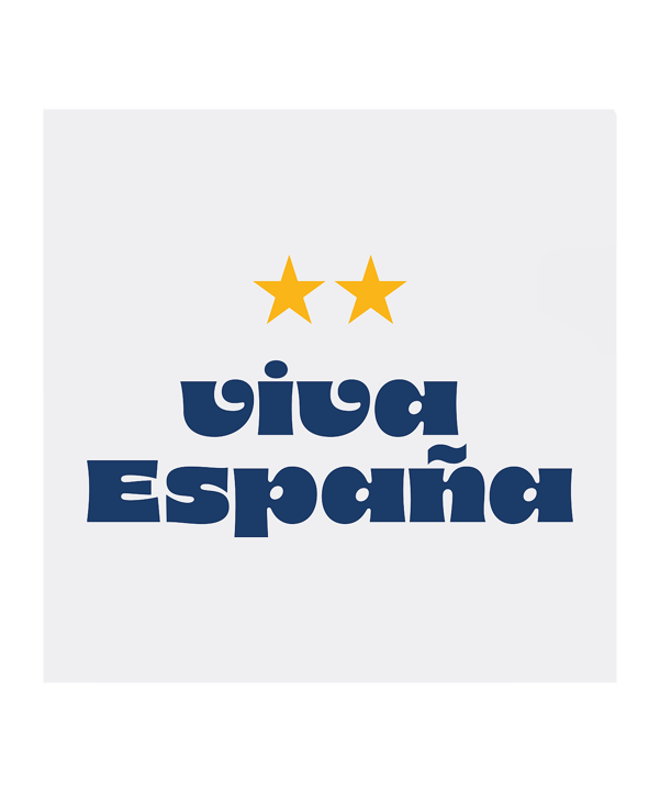 11teamsports Spanje "Campeones" T-shirt WK 2026 Wit - wit