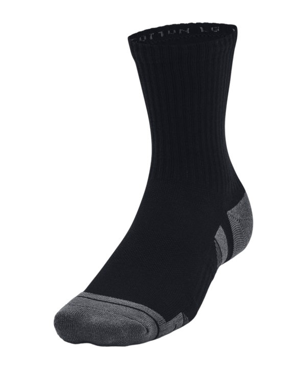 Under Armour Performance 3P Mid Socken Schwarz - schwarz