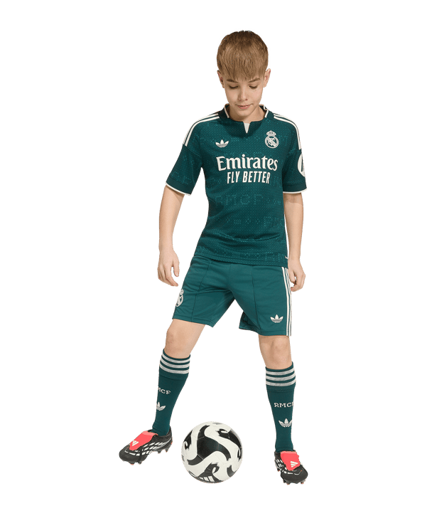 adidas Real Madrid Trikot Set Away 2026/2027 Kids - gruen