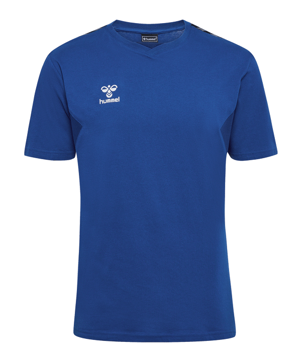 Hummel hmlAUTHENTIC CO T-Shirt Blau F7045 - blau