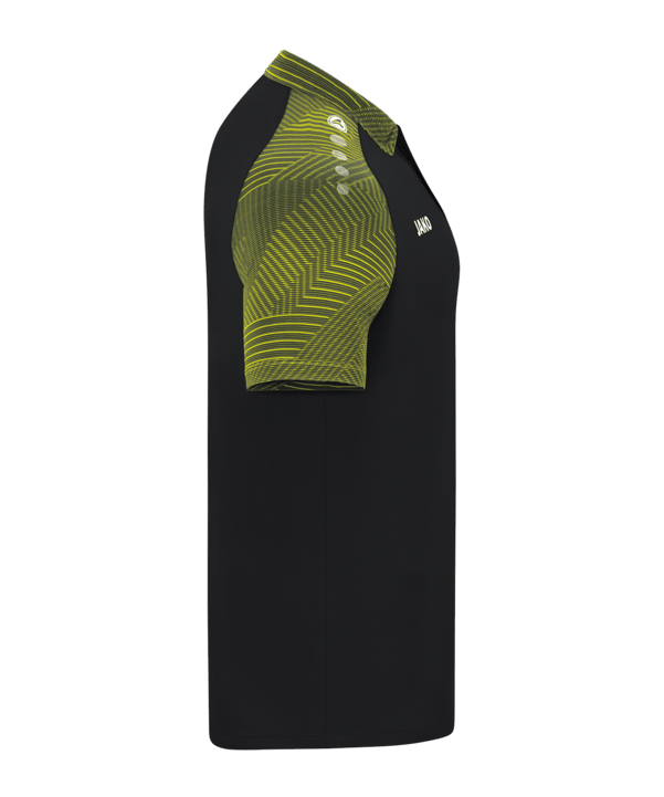 JAKO Performance Polo Kids Schwarz Gelb F808 - schwarz