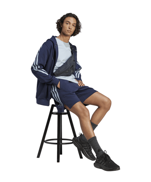 adidas Future Icons 3-Stripes Short Blau - blau