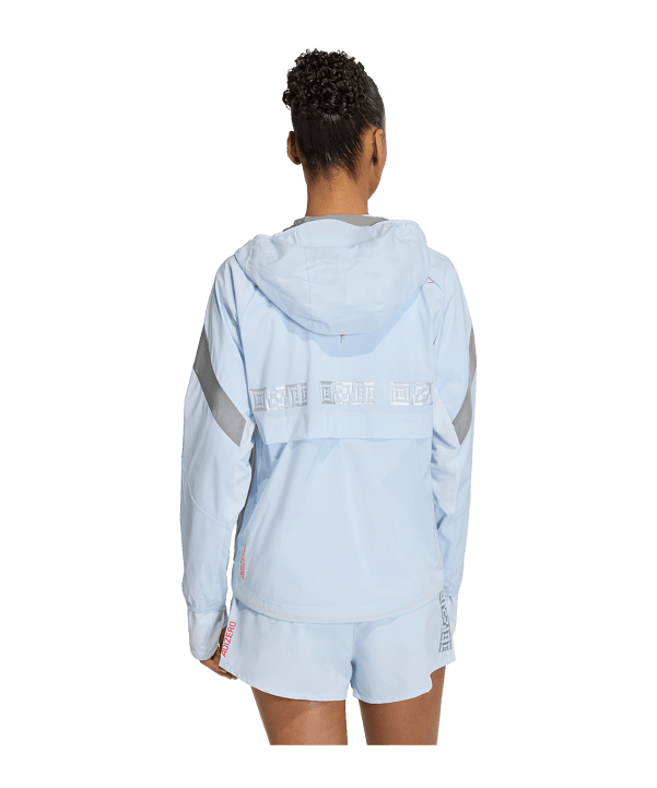 adidas Adizero Ekiden Giacca da running Donna Argento - argento