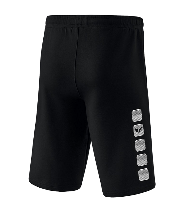 Erima Essential 5-C Short Kids Schwarz Weiss - schwarz