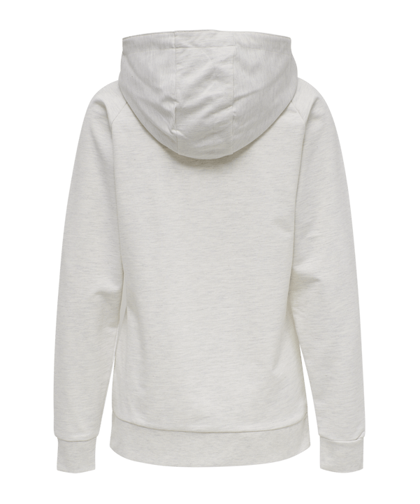 Hummel Cotton Logo Hoody Damen Weiss F9158 - weiss