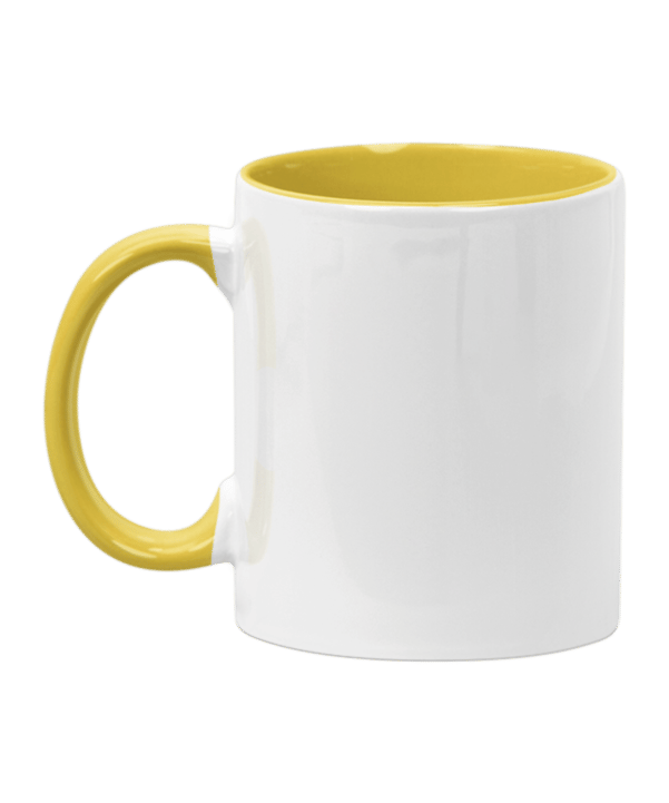 Merch Mug Two Tone 11oz Yellow - gelb