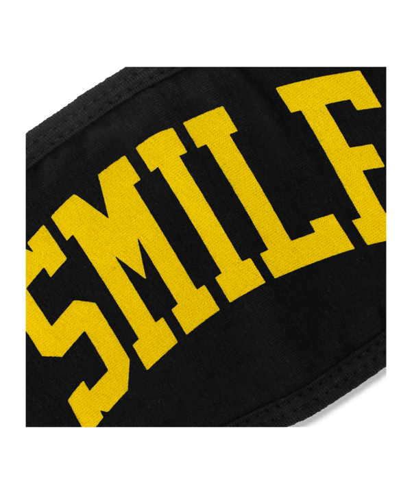 Market Smile Mundmaske Schwarz - schwarz