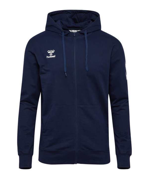 hummel Go 2.0 Chevron Giacca con cappuccio Blu C7026 - blu