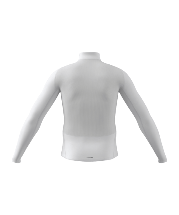 adidas Training Mockneck Manica Lunga Bianco - bianco