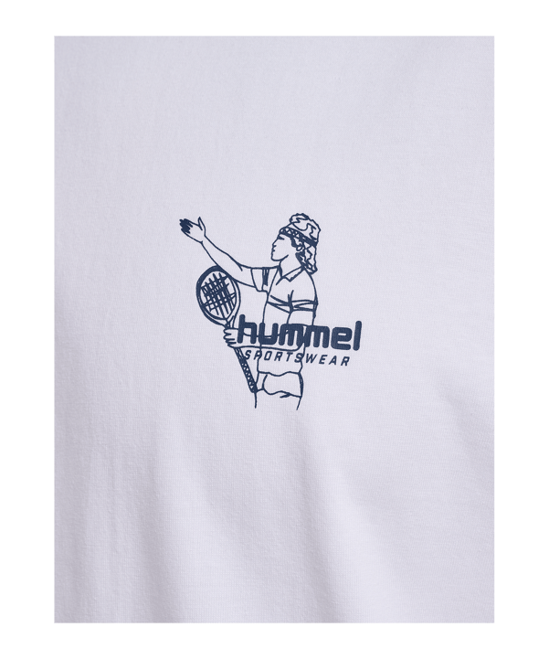 hummel Loose Lesson T-Shirt Weiss F9001 - weiss