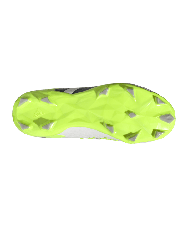 adidas Predator Accuracy.1 FG Crazyrush Kids Weiss Schwarz Gelb - weiss