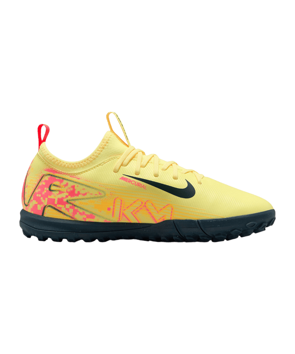 Nike Jr Air Zoom Mercurial Vapor XVI Academy TF Mbappe Signature Kids Orange Blau F800 - orange