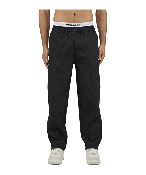 Pegador Troy Plissee Hose Schwarz - schwarz