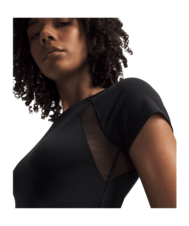 Under Armour Motion Mesh T-Shirt Damen Schwarz F001 - schwarz