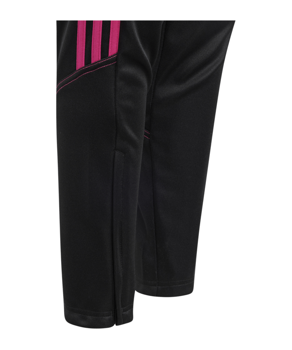 adidas Tiro 23 Club Trainingshose Kids Schwarz Pink - schwarz