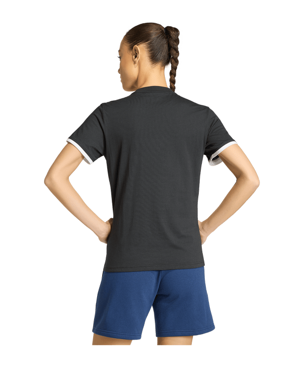 adidas Entrada 26 T-Shirt Damen Schwarz - schwarz