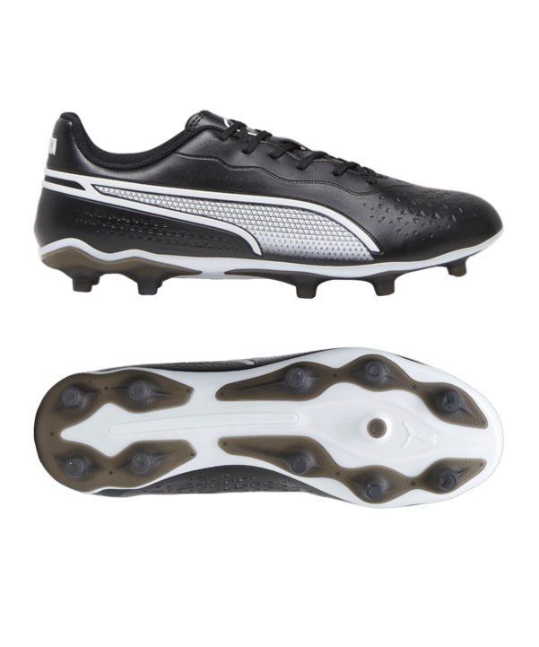 PUMA KING Match FG/AG Eclipse Schwarz Weiss F01 - schwarz