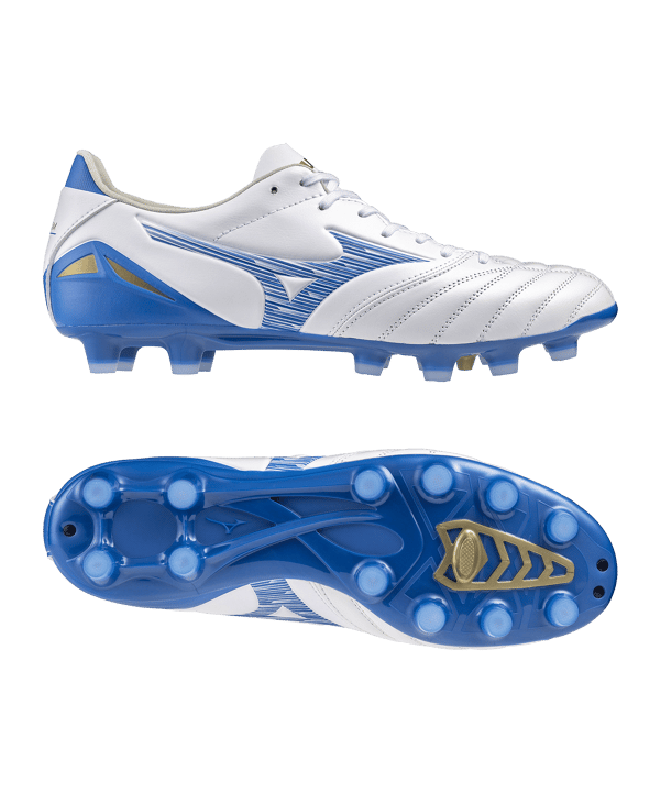 Mizuno Morelia Neo IV Pro FG Mugen Weiss Blau F25 - weiss