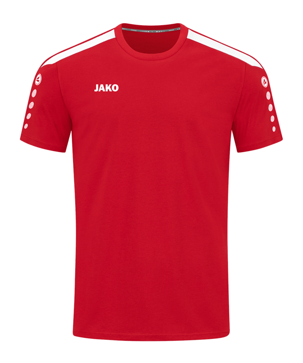 JAKO Power T-Shirt Rot Weiss F100 - rot