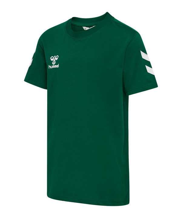 Hummel Go 2.0 Chevron T-Shirt Kids Grün F6140 - gruen