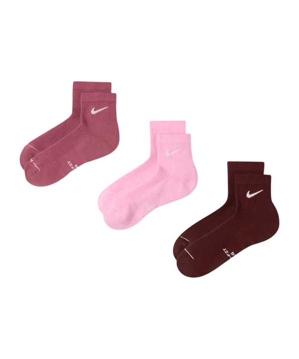 Nike Everyday Elevated Ankle 3er Pack Sokken Veelkleurig K910 - meerkleurig