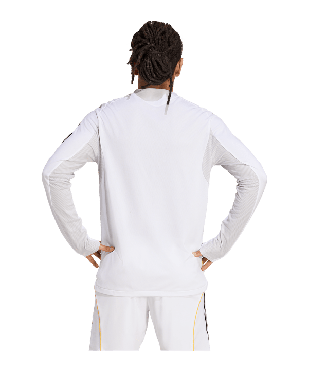 adidas Real Madrid Authentic Trikot Langarm Home 2025/2026 Weiß - weiss