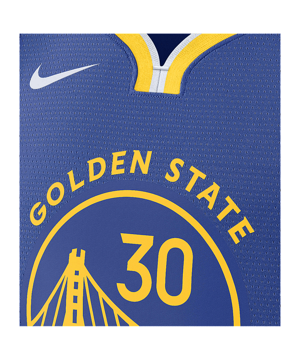 Nike Stephen Curry Dri-Fit Icon Swingman Trikot Blau F401 - blau