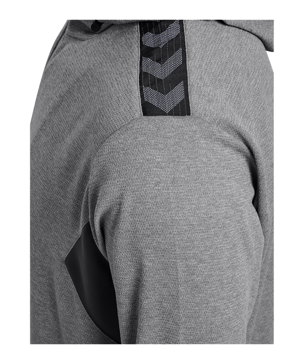 Hummel Authentic Pl Kapuzenjacke Grau F2006 - grau