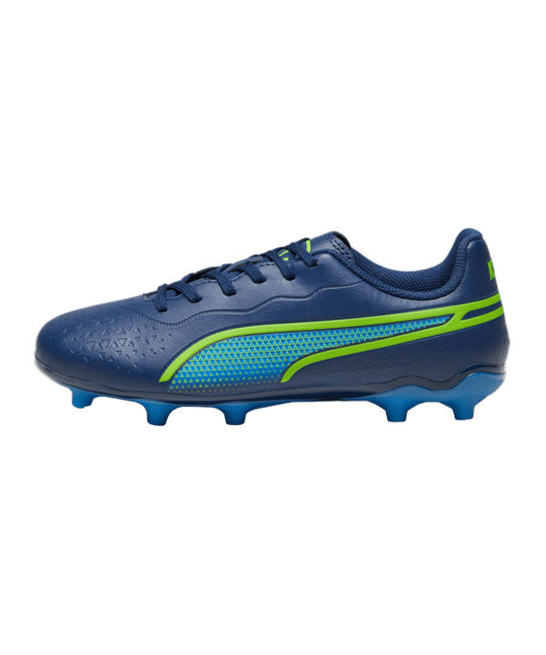 PUMA KING Match FG/AG Jr Gear Up Kids Blau Grün F02 - blau