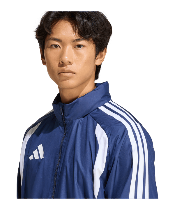 adidas Tiro 26 League Windjacke Dunkelblau - weiss