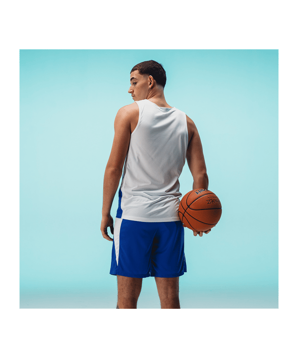 Nike Team Basketball Stock Short Blau Weiss F463 - blau