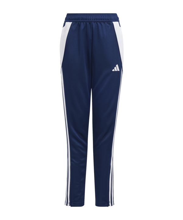 adidas Tiro 24 Slim Trainingshose Kids Blau Weiss - blau