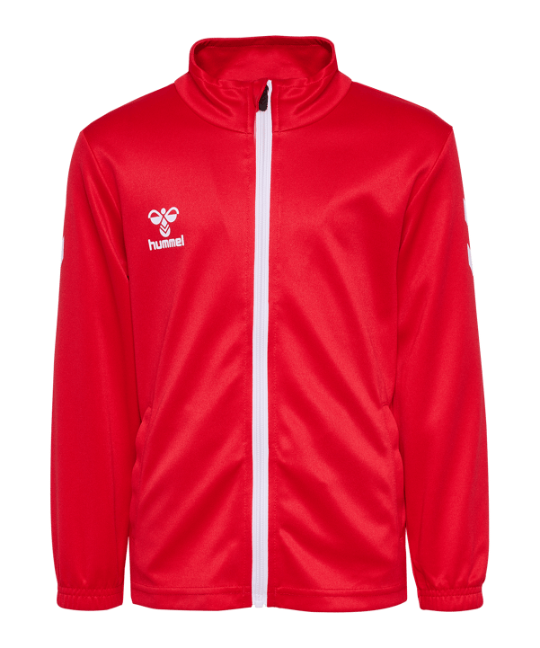Hummel hmlLOGO Trainingsanzug Kids Rot Schwarz F3081 - rot