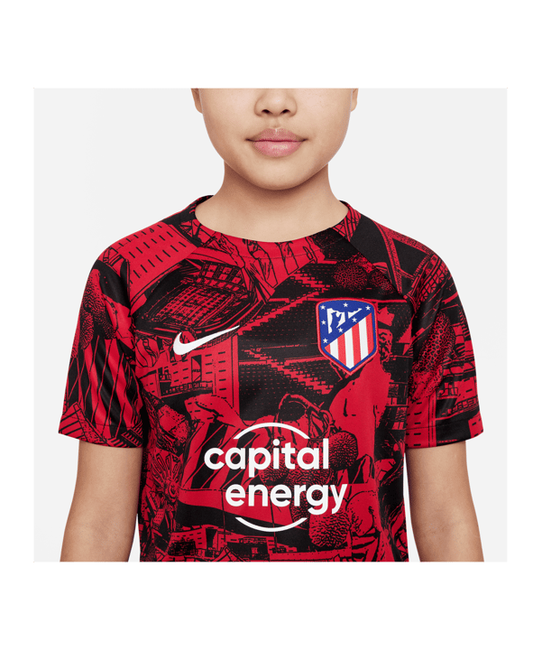 Nike Atletico Madrid Prematch Shirt 22/23 K F611 - rot
