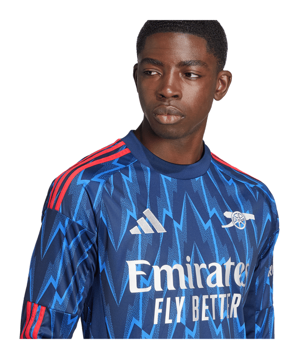adidas FC Arsenal London Trikot langarm Away 2025/2026 Blau - blau