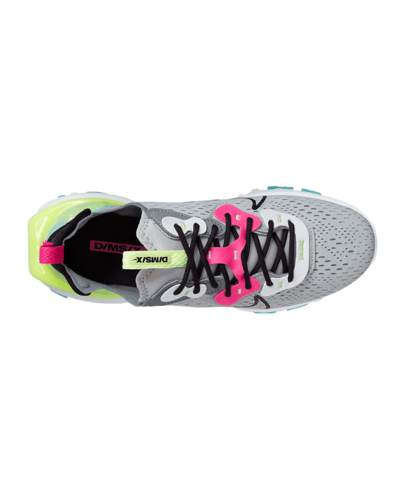 Nike React Vision Damen Grau Schwarz Pink F009 - grau