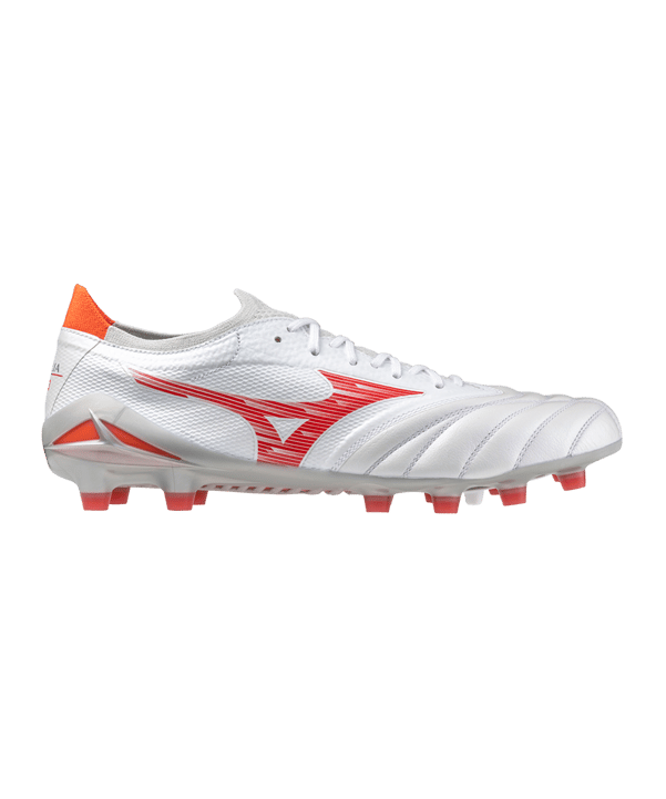 Mizuno Morelia Neo IV Elite FG Charge Weiss Rot F60 - weiss