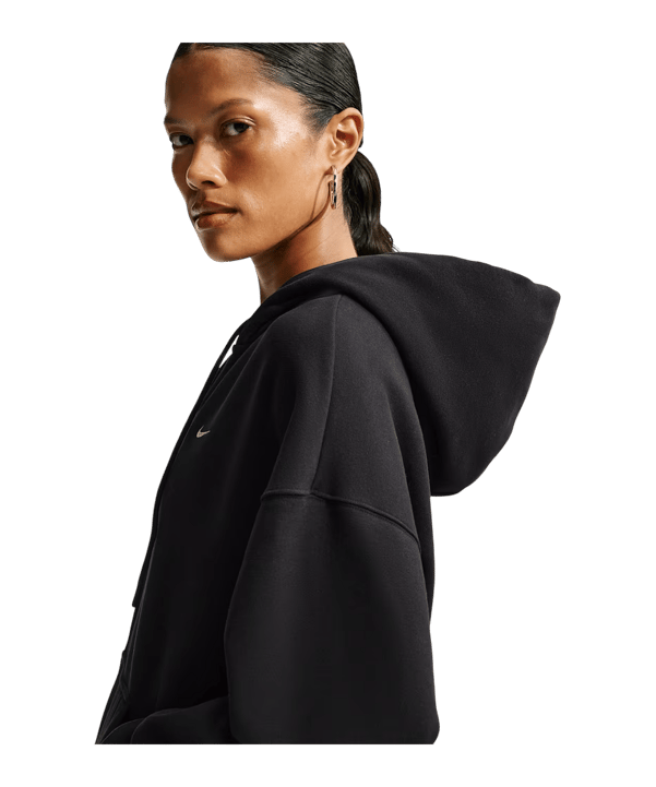 Nike Studio Fleece Veste à capuche Femmes Noir C001 - noir