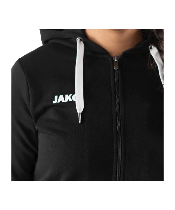 JAKO Base Giacca con cappuccio Donna Nero C008 - nero
