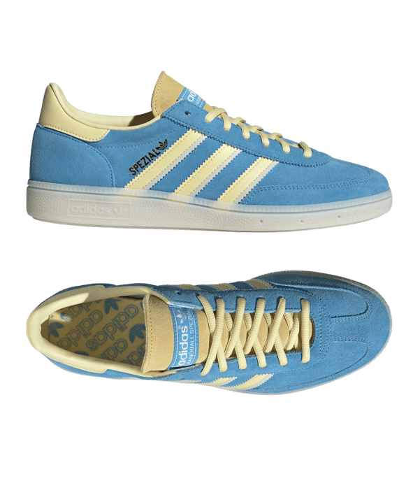 adidas Originals Handball Spezial Blau Gelb Weiss - blau