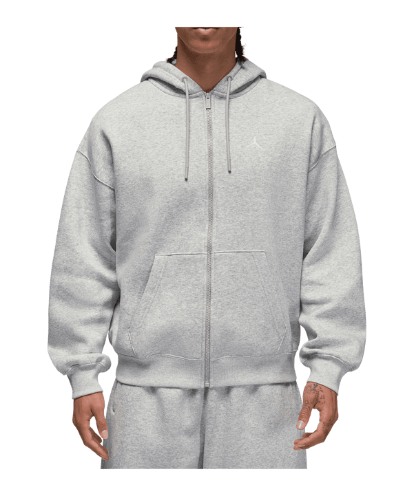 Jordan Brooklyn Oversized Kapuzenjacke Grau F050 - grau