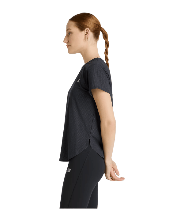 New Balance Race Day Ultra Light T-Shirt Damen Schwarz - schwarz